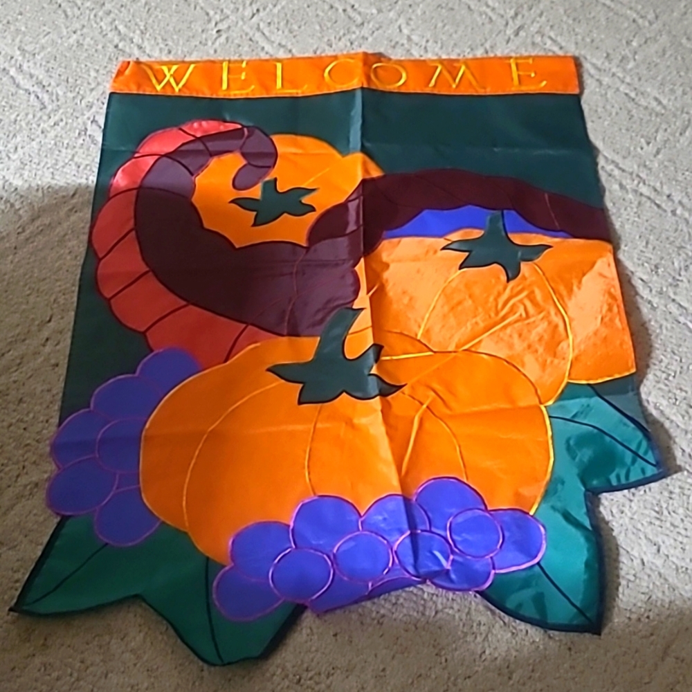 Fall Welcome Flag